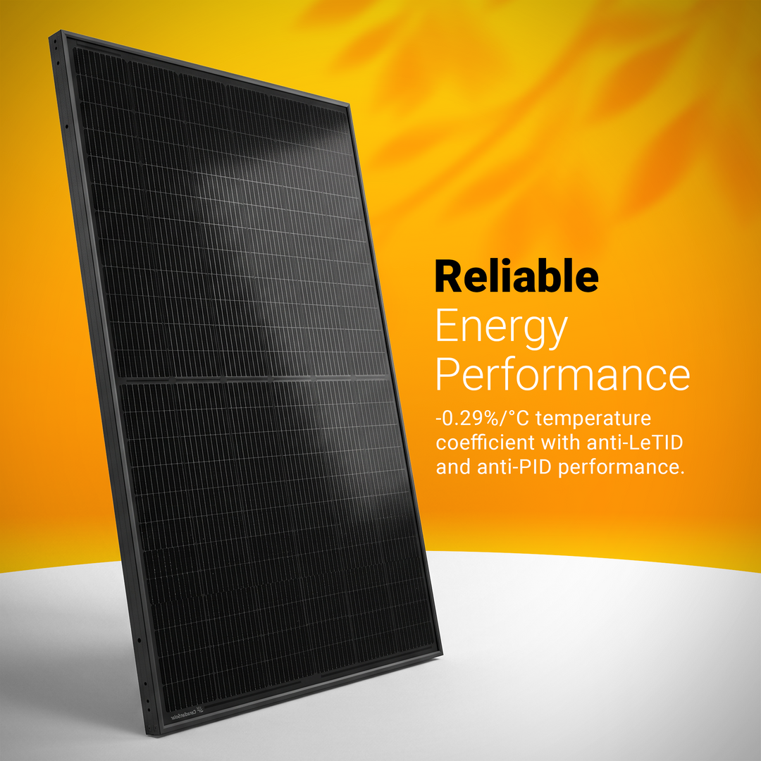 CANADIAN SOLAR 450W Solar Panel | TOPHiKu6 All-Black N-type TOPCon PV Cells | CSA Certified