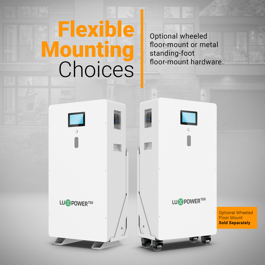 LUXPOWER PSHIELD MAX 16kWh LiFePO4 Solar Battery Storage System for Home Backup Power | IP65 Outdoor Energy Storage | UL Certified