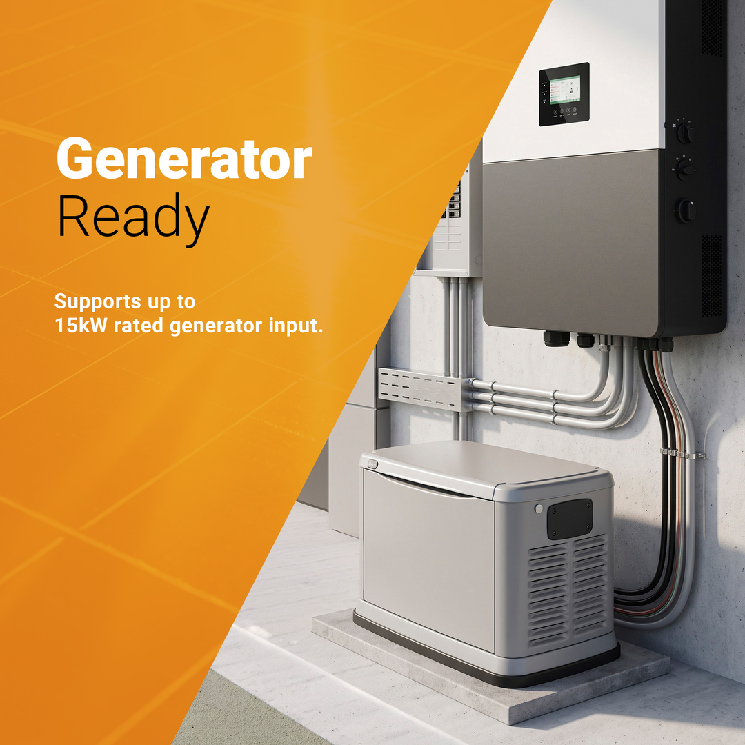Luxpower GEN-LB-US 9.6K PRO Hybrid Solar Inverter | 9600W Continuous AC Output | 200A Passthrough | UL Listed and CSA Certified