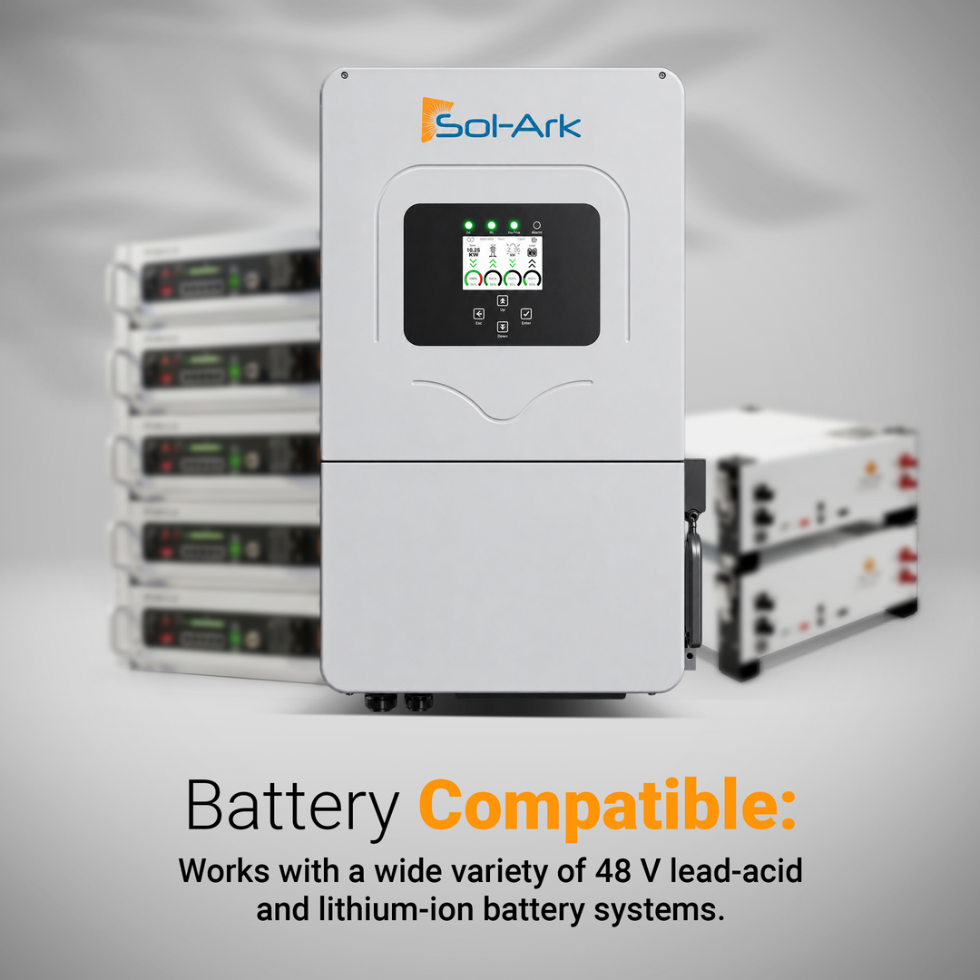 Sol-Ark 12kw Limitless 12K-2P-LL | Hybrid Solar Power Inverter | 12000W AC Output | Up to 6 PV Strings