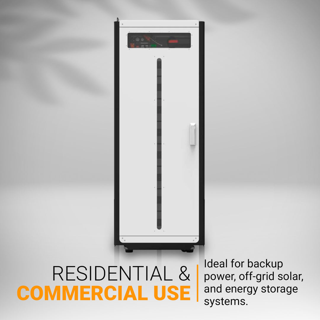 Pytes HV48100 High Voltage Battery Storage System with 25kw and expandable up 40Kw Kit | LiFePO4 Solar ESS Battery Bundle with BCU and Floor Mount Cabinet | UL9540 Certified