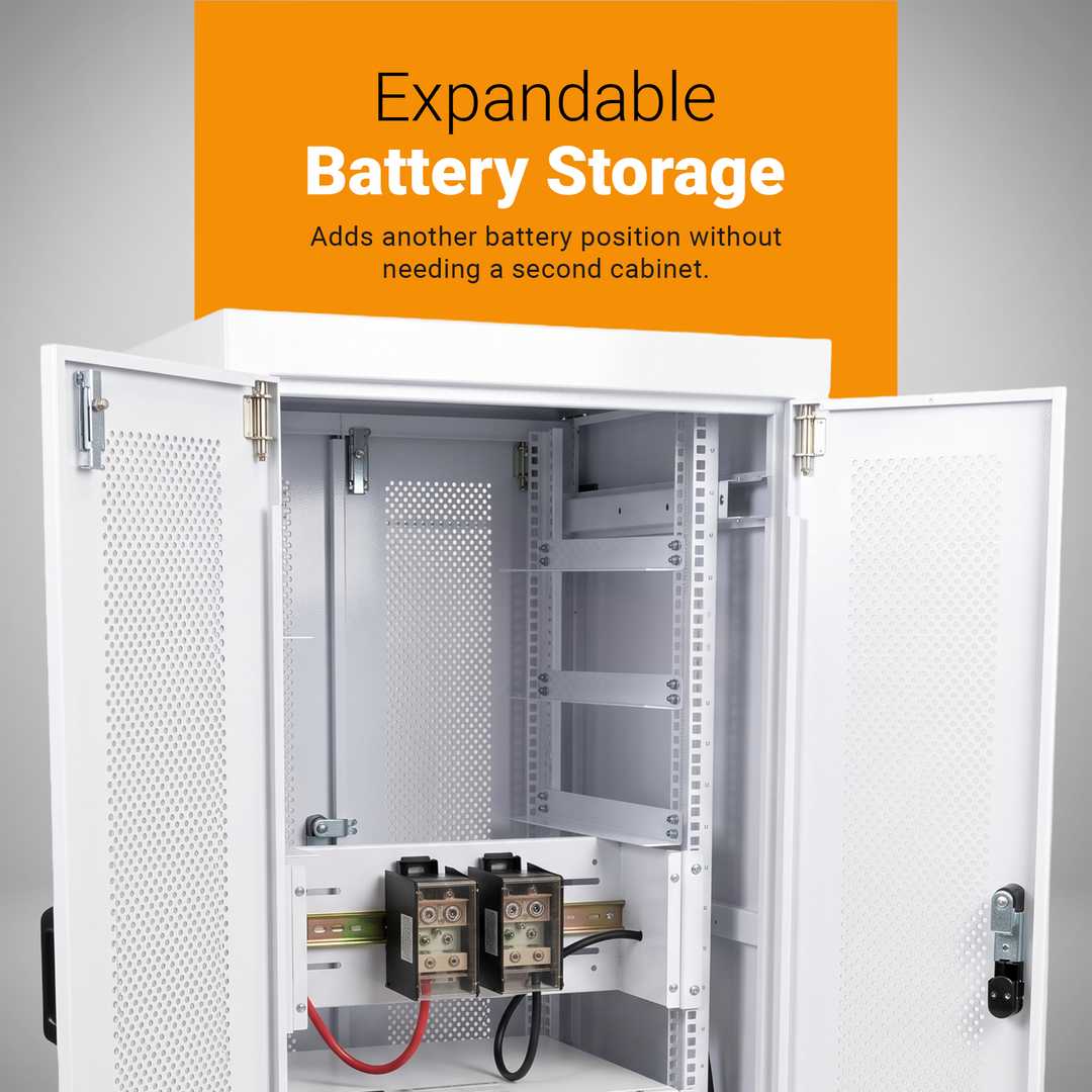 Maple Leaf Indoor Battery Cabinet Extra Shelves | Expand Cabinet Capacity with Additional Batteries