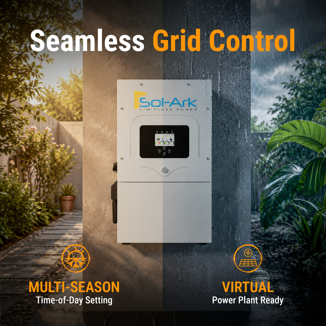 Sol-Ark Hybrid Complete Solar Power and Energy Storage Kits | Bifacial Tier-1 550w+ Solar Panels | Maple Leaf Beaver LIFEPO4 Batteries | Full Kits for Hybrid Solar Power Installs