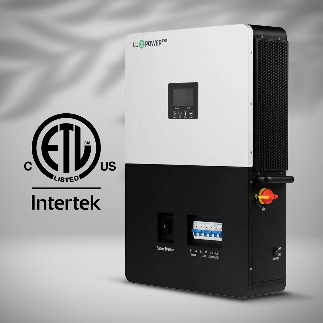 Luxpower LXP6K (SNA-US 6000) - Hybrid / Off-Grid Solar Inverter | 8000W PV Input | 6000W Output | SNA 6k Split Phase | UL & CSA Approved | 6000XP