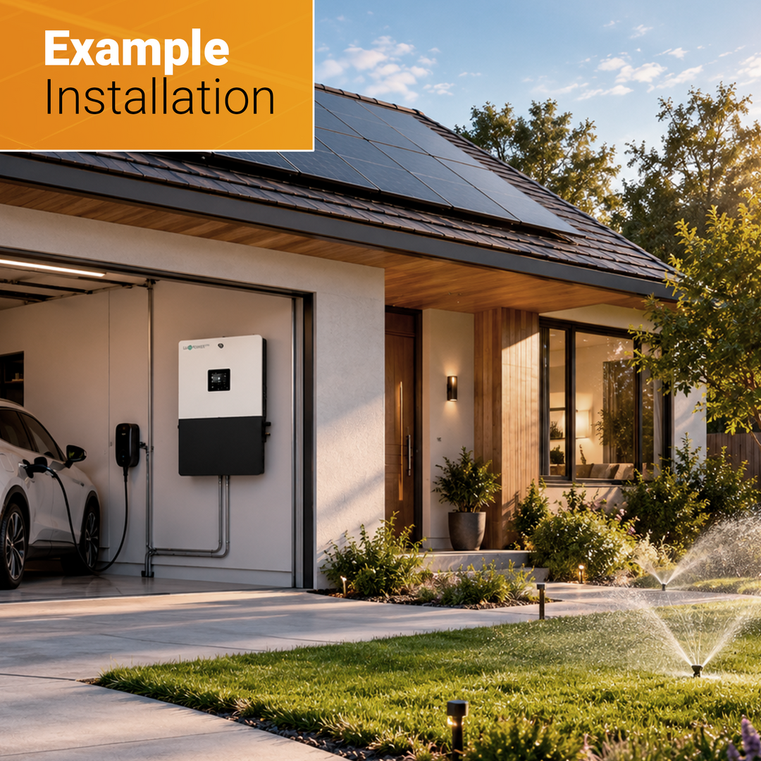 Luxpower GEN-HB-US 25K Hybrid Solar Inverter | 25kW Whole-House Backup Solar Power Inverter | 120/240V Split-Phase | 200A Output | 6 MPPT / 48kW PV Input | High-Voltage Battery Ready | Parallel Up to 6 Units | IP65 Outdoor Rated
