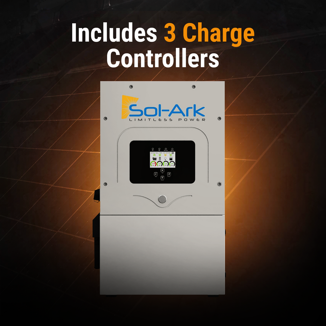 Sol-Ark 15K Hybrid Solar Power Inverter - All-In-One Inverter | With Max PV Of 19500w