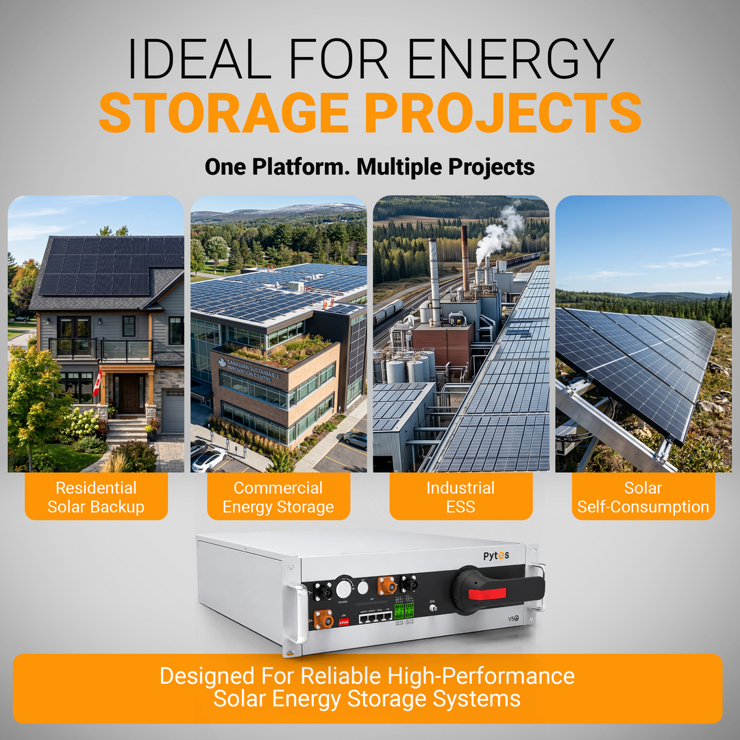 Pytes HV48100 BCU High Voltage Battery Controller | Energy Storage Management System for Residential, Commercial & Industrial Solar Battery Banks