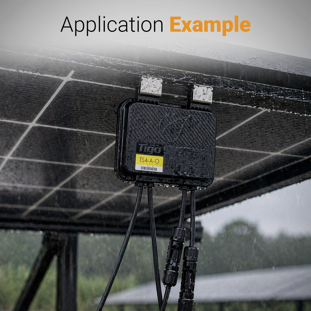 Tigo TS4-A-O 725W Solar Optimizer Canada – MLPE Module Level Power Electronics, Rapid Shutdown Device UL 1741, Solar Panel Monitoring Optimizer, 1500V 22A, High Efficiency 99.6%, Shade & Mismatch Optimization