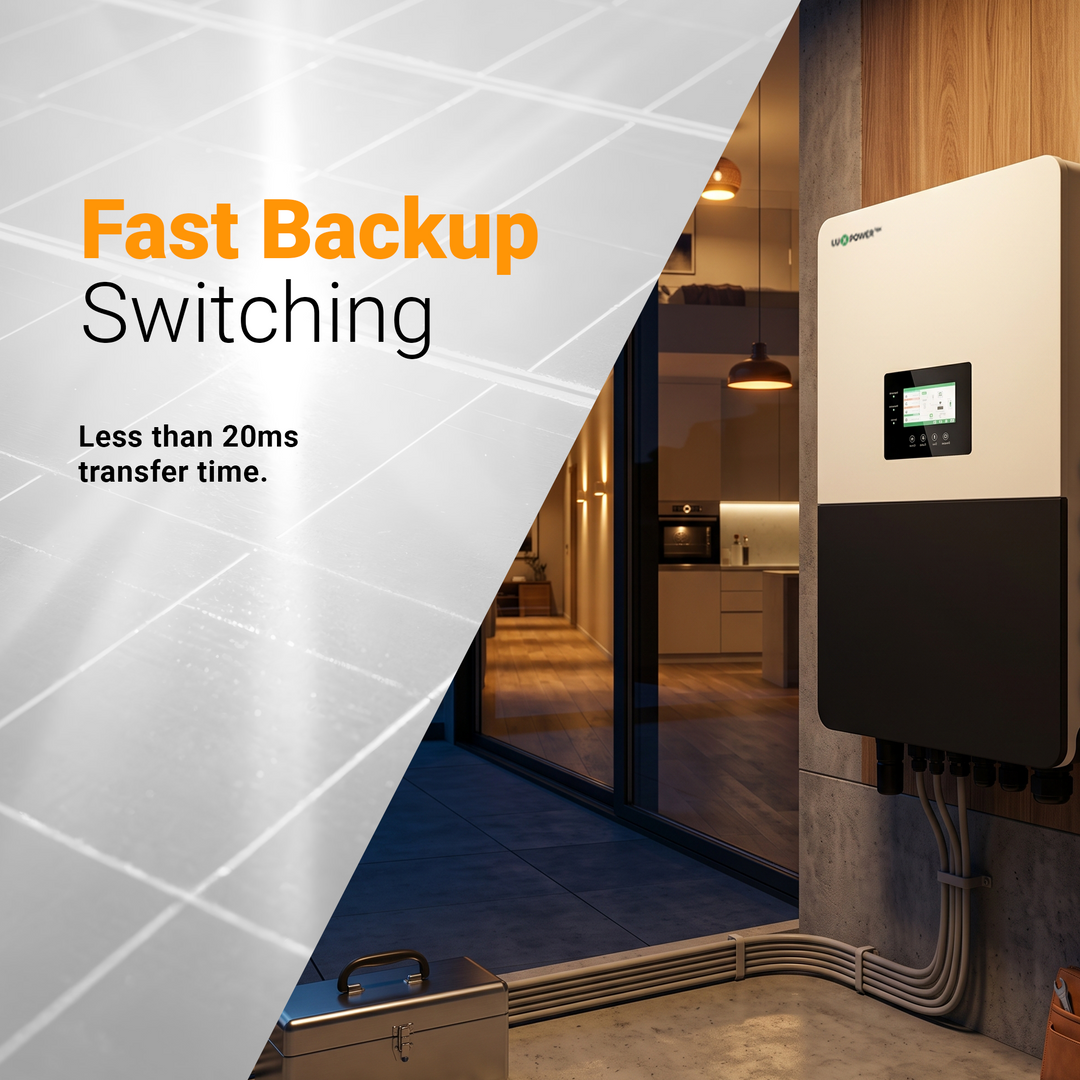 Luxpower GEN-LB-US 9.6K PRO Hybrid Solar Inverter | 9600W Continuous AC Output | 200A Passthrough | UL Listed and CSA Certified