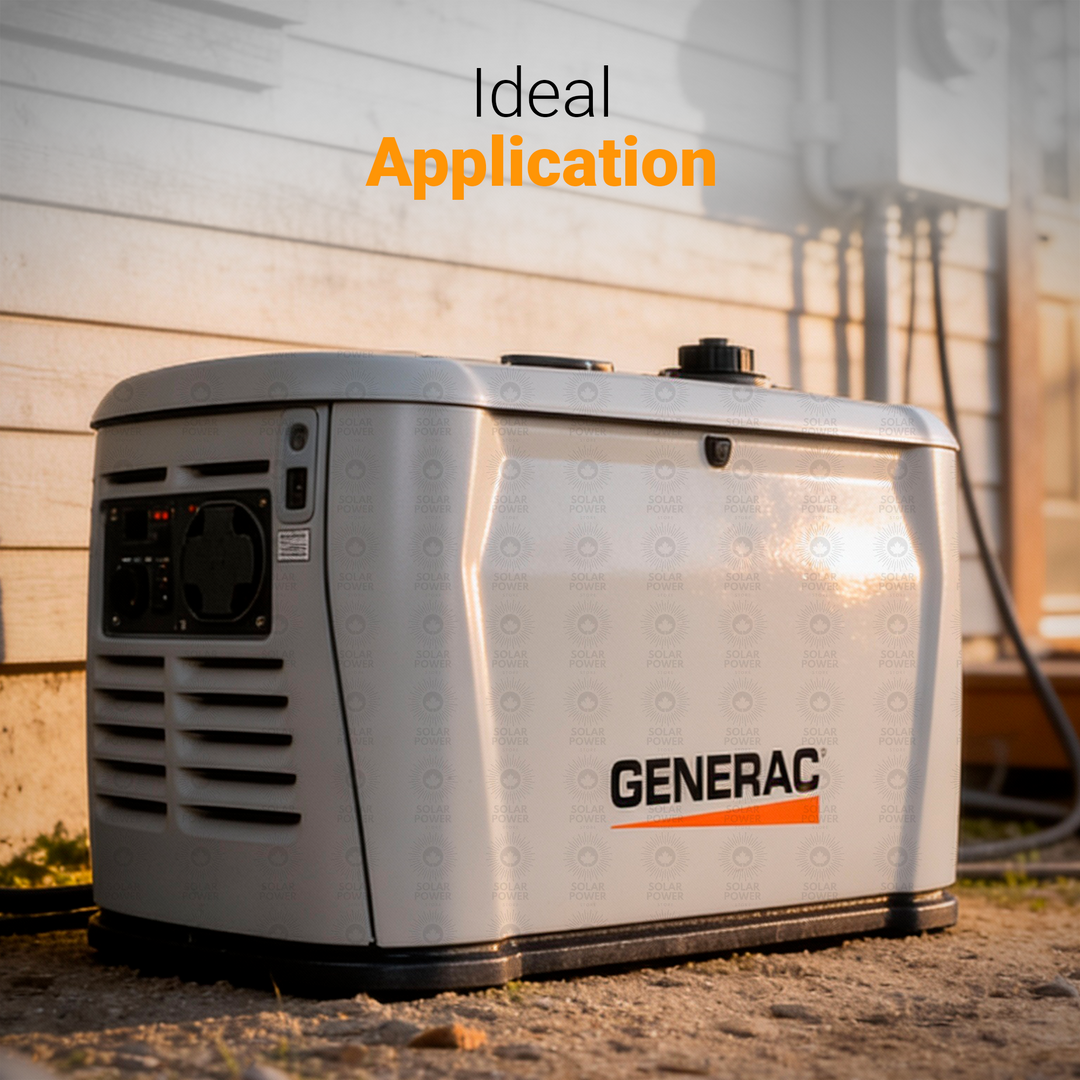 Generac 14kW Model 7258 Next-Gen Air-Cooled Whole House Standby Generator | Automatic Backup Power with Mobile Link Monitoring and Quiet Enclosure | 5-Year Warranty