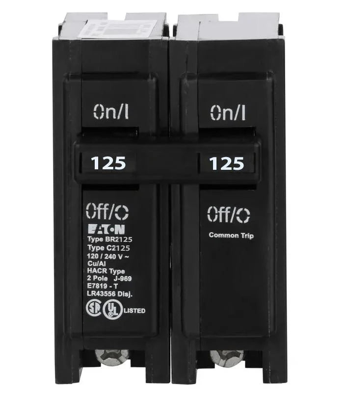 Eaton Solar Power Circuit Breakers – Single & Double Pole (1P/2P) | 15A–90A | CSA Certified Electrical Panel Breakers for Off-Grid & Grid-Tied Systems
