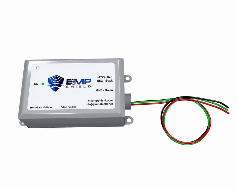 EMP Shield Direct Current Model - Vehicles, Solar Power Applications | Lightning Protection | Solar Flare | Solar and Wind | W/ Military Certified Testing | IP66 Rated