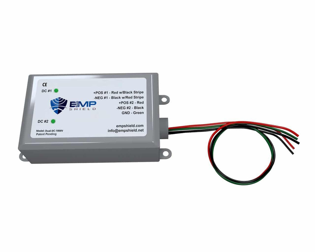 EMP Shield Direct Current Model - Vehicles, Solar Power Applications | Lightning Protection | Solar Flare | Solar and Wind | W/ Military Certified Testing | IP66 Rated