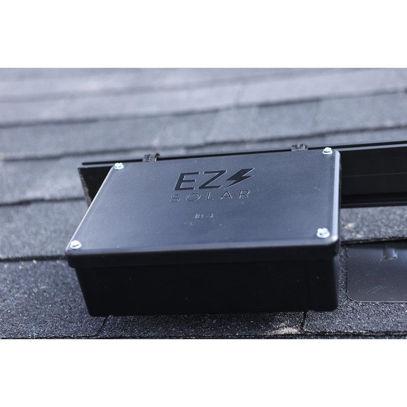 EZ Solar JB-3 Rooftop PV Junction Box, Rail Mount