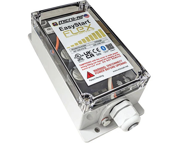 EasyStart™ Flex Home AC Soft Starter – Micro-Air Soft Start Kit for Air Conditioners & Heat Pumps | One-Size-Fits-All Up to 6 Tons | Generator, Inverter & Solar Power Compatible | Quiet Startup & Energy Efficient HVAC Solution