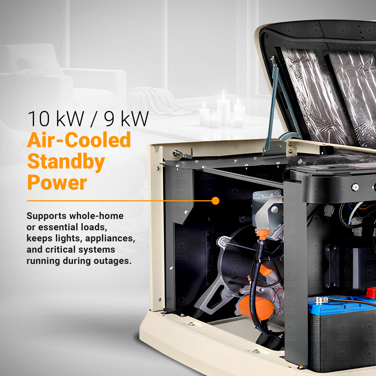 Generac 7171 10/9 kW Air-Cooled Home Standby Generator | Automatic Who