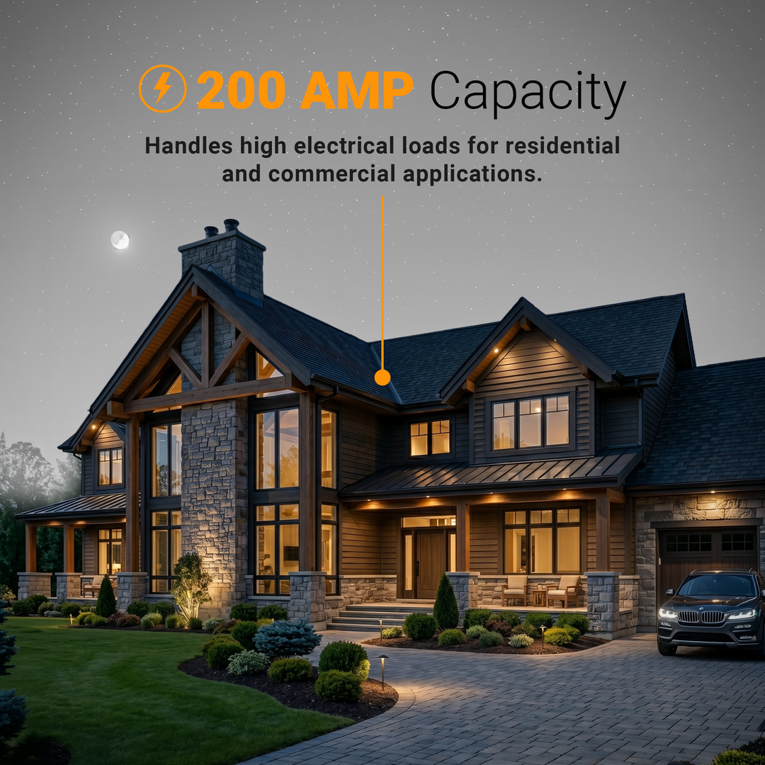 Hydel MSC400TW 200A Underground Meter Socket – 600V 4-Jaw NEMA 3R Weatherproof Electrical Meter Base for Residential, Commercial & Utility Service Installations in Canada