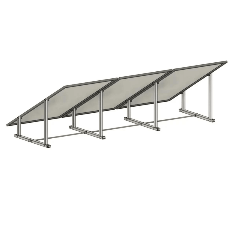 IntegraRack IR-30 BallastRack Solar Rack Frame - Fast Installation | 30° Fixed Angle| 6061-T6 Aluminum | UL 2703  Certified