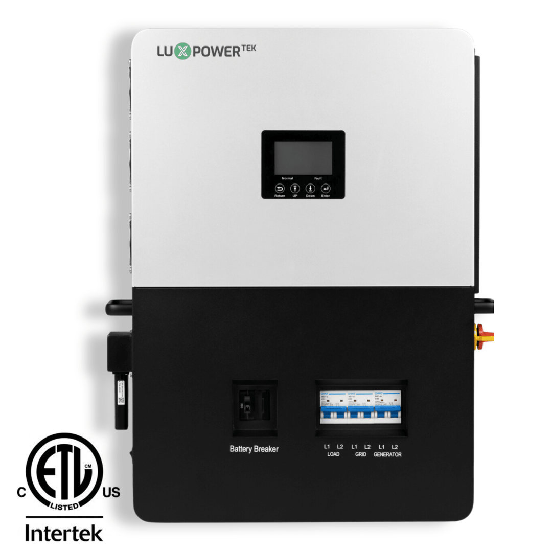 Luxpower LXP6K (SNA-US 6000) - Hybrid Off Grid Inverter | 8000W PV Input | 6000W Output | SNA 6k Split Phase | UL & CSA Approved | 6000XP