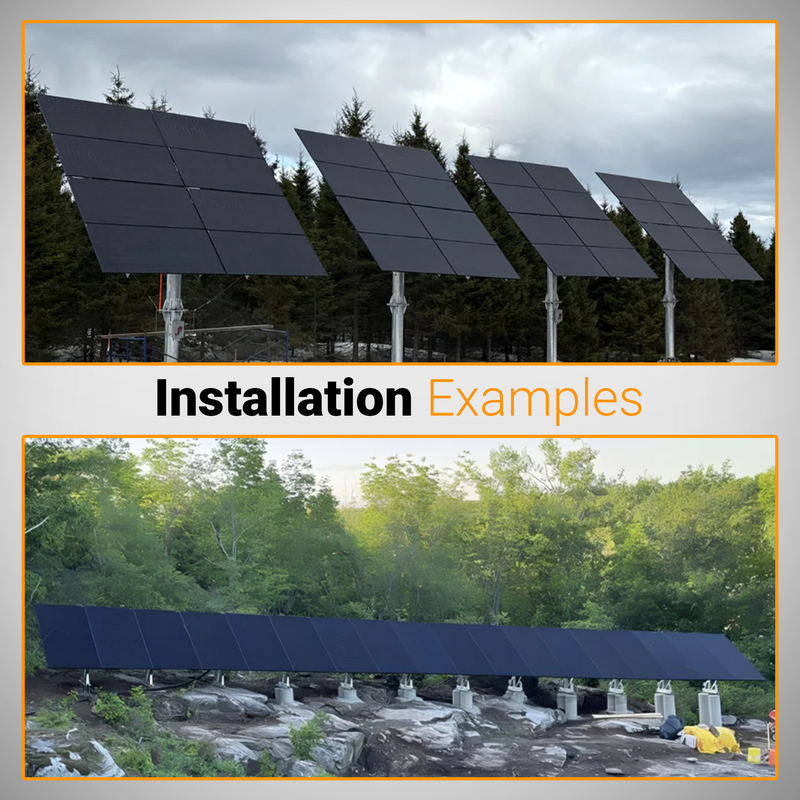 Maple Leaf All Black Bifacial Solar Panel 595W - W/ N-type TOPCon Mono Cells | IP68 Junction Box & IP67 MC4 Cable