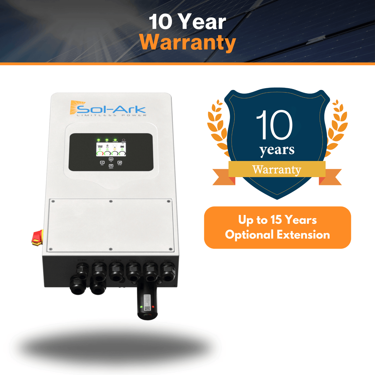 Sol-Ark 5k-1P Hybrid Inverter - Single Phase Inverter |10kw