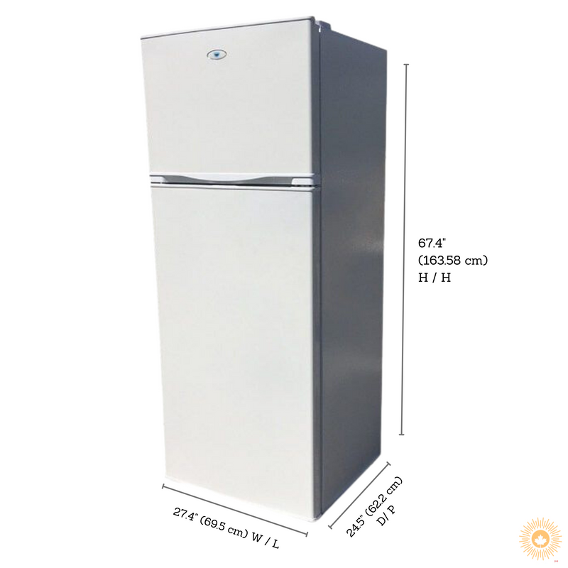 15 cu.ft Mistral 12V/24V Solar Refrigerator | Réfrigérateur solaire 15 pi3 | High Quality Fridge And Freezer for Off-Grid Properties, Cottages, Cabins , Large RVs and More (SHIPS WITHIN 2 WEEKS)