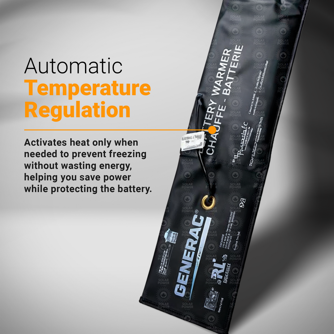 Generac 7211 Battery Heater Kit for 10–28kW Air-Cooled Generators | Cold Weather Starting Protection & Extended Battery Life