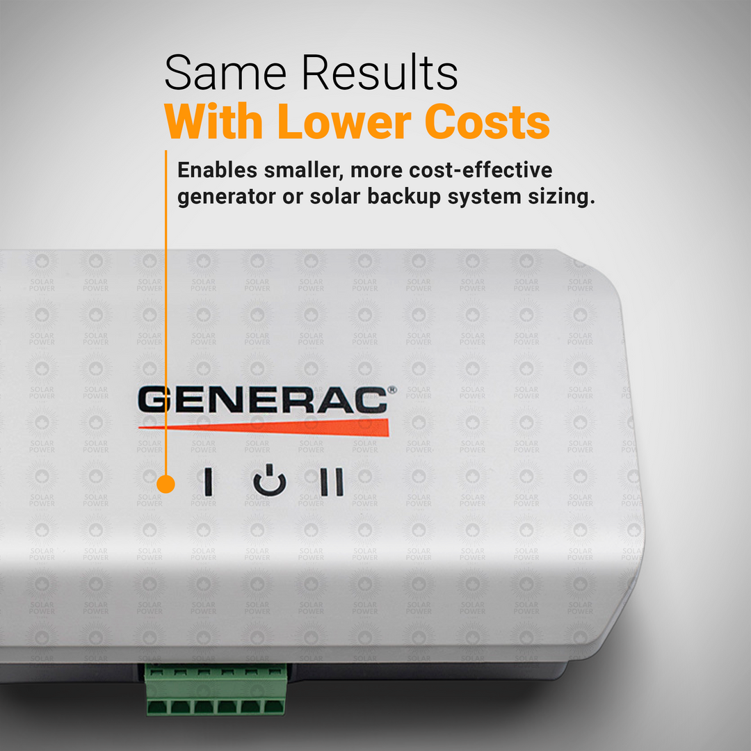 Generac HVAC Energy Manager Model 7025 | Smart Load Shedding & Power Priority Module for Whole House Standby Generators | Automatic AC Load Control, Generator Demand Management, Transfer Switch Compatible, Residential Energy Optimization System