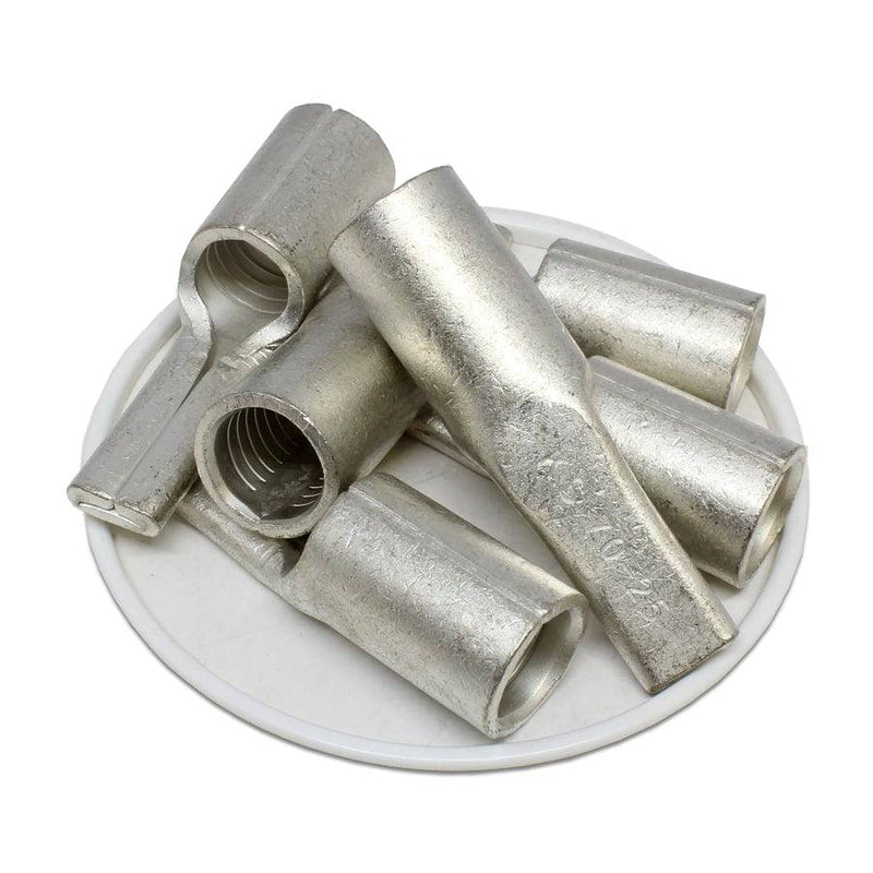 Non-Insulated Pin Terminals - Tin Plated Copper - 2/0 AWG, 2 AWG, 4 AWG - High Conductivity Electrical Connectors