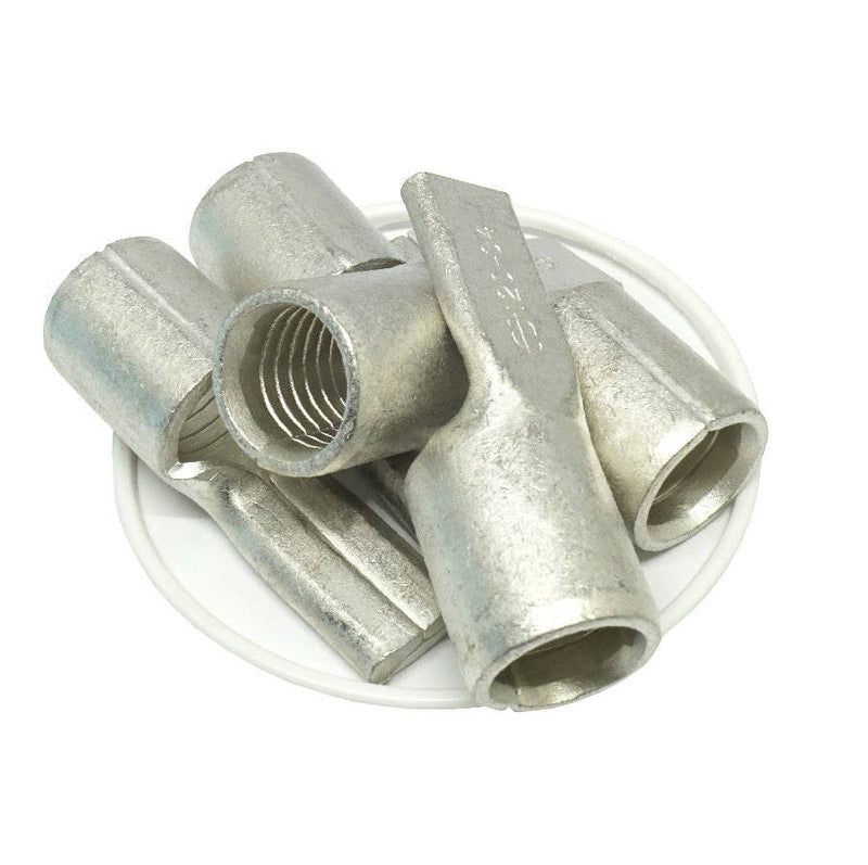 Non-Insulated Pin Terminals - Tin Plated Copper - 2/0 AWG, 2 AWG, 4 AWG - High Conductivity Electrical Connectors