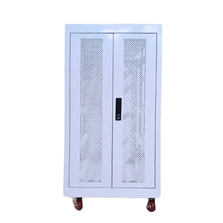 Maple Leaf Indoor Battery Cabinet for Solar Power Systems - Up To 6 Batteries [With Kits]-Fully Welded Construction | Rust Free