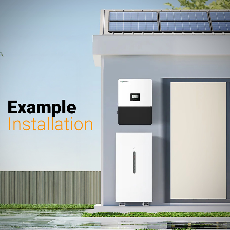 Luxpower GEN-LB-US 13K Hybrid Solar Inverter | 13kW Split Phase 120/240V | Off-Grid, RV, Cabin, Marine & Residential Power Backup | UL & CSA Certified