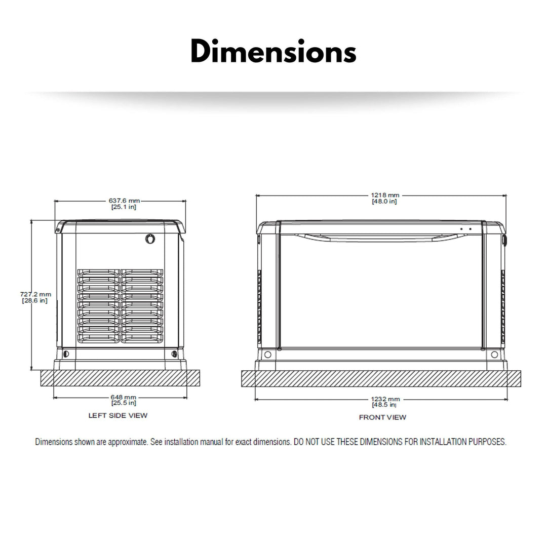 Generac 18 KW Home Generator - With Or Without 100 Amp | 16-Circuit Transfer Switch | 100 Amp