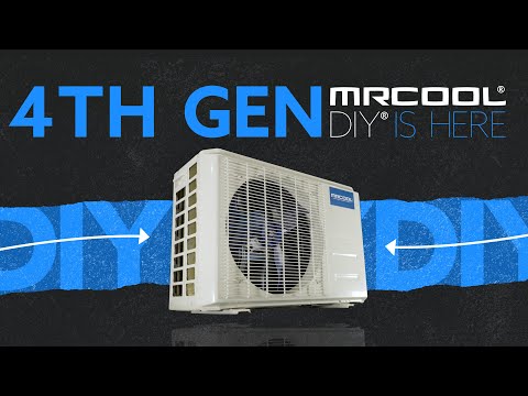 MRCOOL DIY 4th Gen E STAR DIY Mini Split Heat Pump A/C Condenser