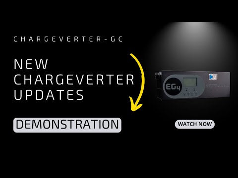 EG4® Chargeverter - GC | 48V100A Battery Charger | 5120W Output | 240/120V Input | Weather Resilience | Built-In Breaker | LCD Interface | IP21 Rating