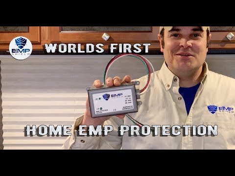 EMP Shield Single Phase 120/240 Wired - Home EMP | Lightning Protection Plus CME Defense | W/ Power Surges & Smart Meter Fire Protection | Remote LED