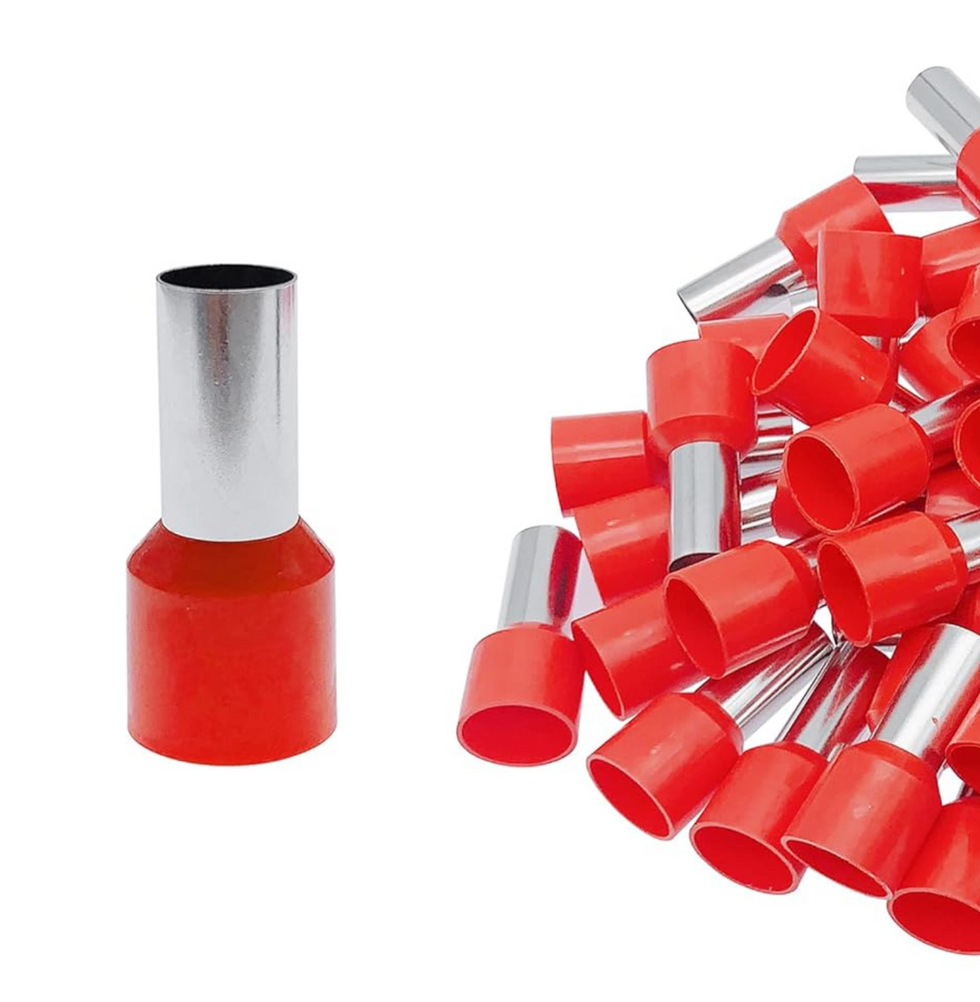 Non-Insulated Pin Terminals - Tin Plated Copper - 2/0 AWG, 4/0 AWG, 2 AWG, 4 AWG - High Conductivity Electrical Connectors