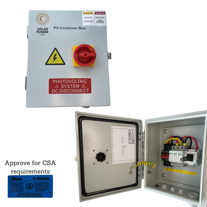 Solar PV Disconnect Switch With Surge Protection (1-In-1-Out) - Field Inspected For CSA requirements