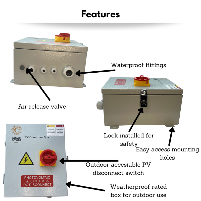 Solar PV Disconnect Switch With Surge Protection (1-In-1-Out) - Field Inspected For CSA requirements