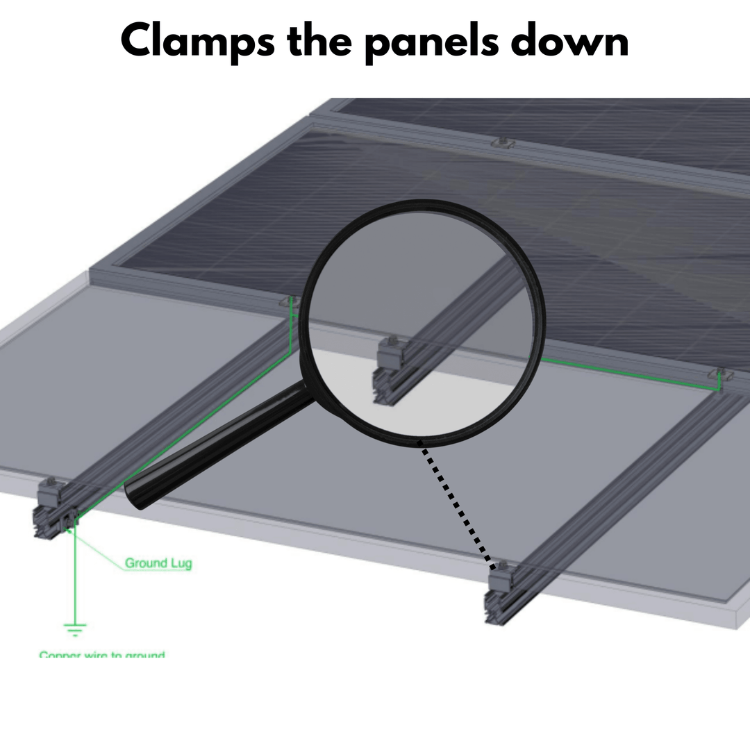 Kinetic Solar End Clamps