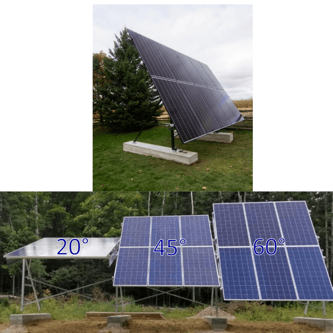 Kinetic Solar Angle-Adjustable Ground Mount Kit - 6, 8, 10, 12 ,16, Or 18 Panel Ground Mount | Easy Installation