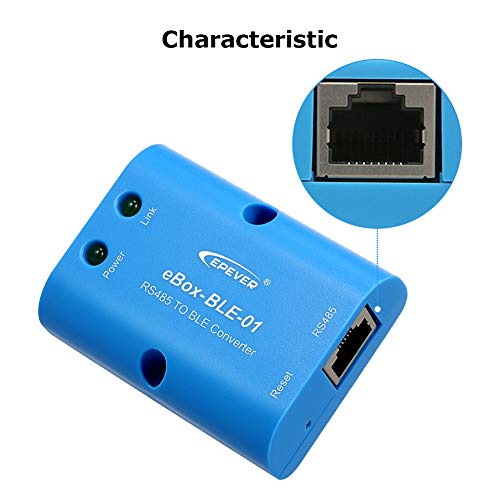 EPEVER eBox-BLE-01 Serial Adapter with Bluetooth Communication Function Realize Wireless Monitoring of Solar Controller by Mobile Phone APP (Android&iOS)