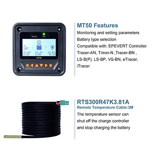 EPEVER 40A MPPT Solar Charge Controller Tracer an 4210AN and Remote Me