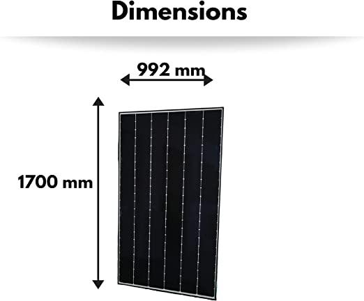 Shingled 680 Watt Solar Panel (Panneau Solaire 680w) - All Black 340w Canadian Panels | W/ CSA Approval, For On-grid, Off-Grid & Hybrid Applications