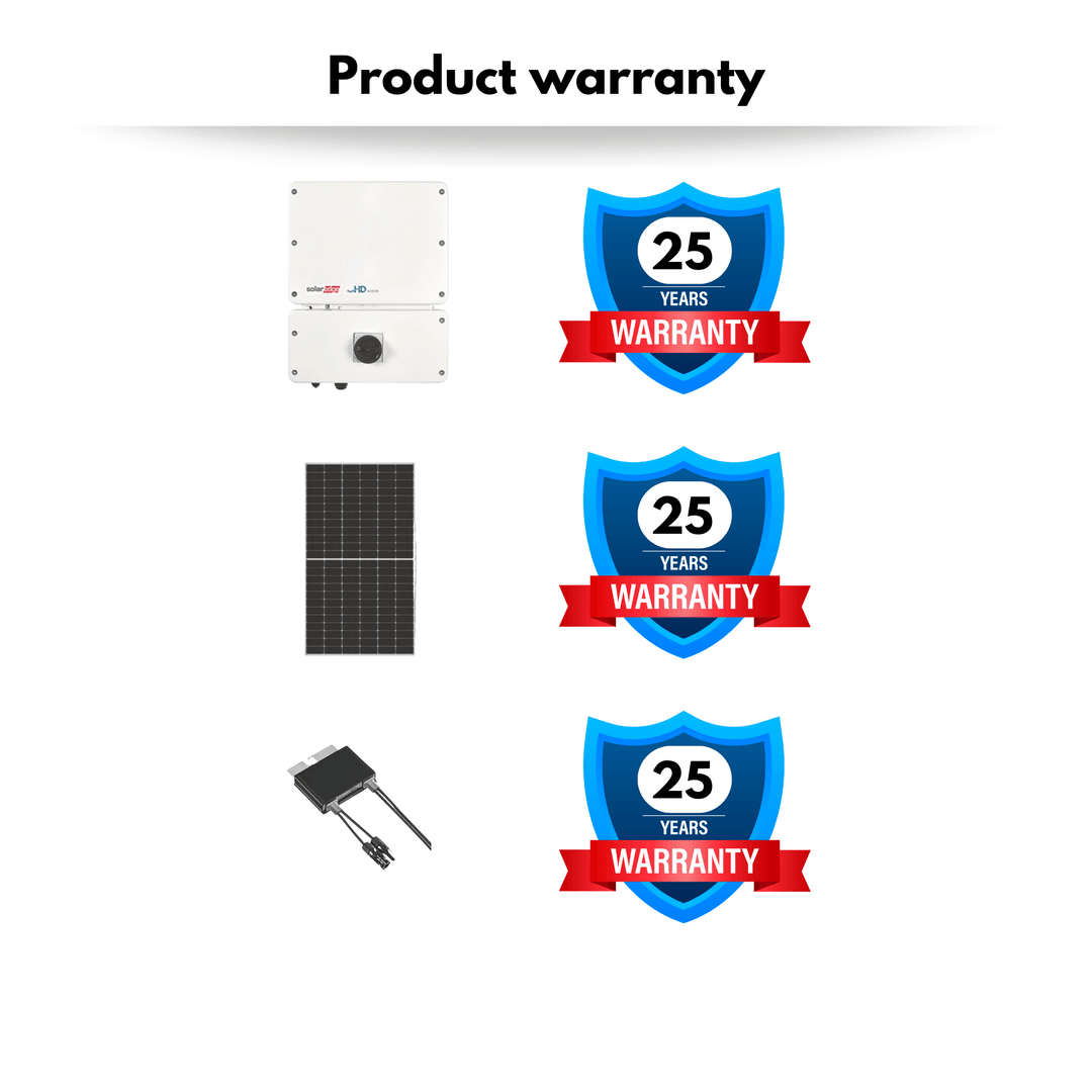 5kw Grid Tied Solar Kit - 5kw Solar & 6kw SolarEdge Inverter | Universal Racking Included