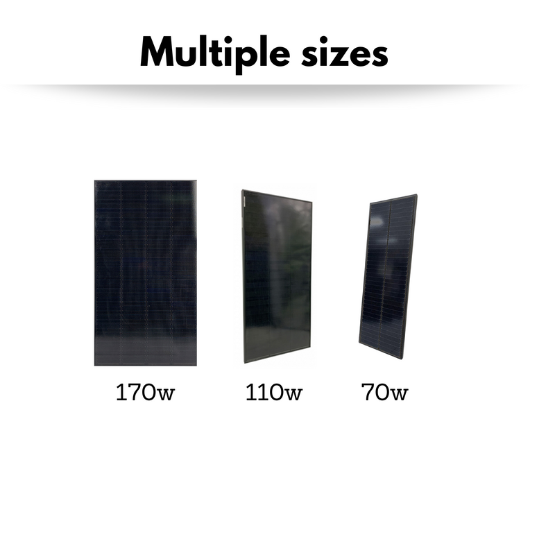 Extra Compact 70w Monocrystalline Shingled Solar Panels