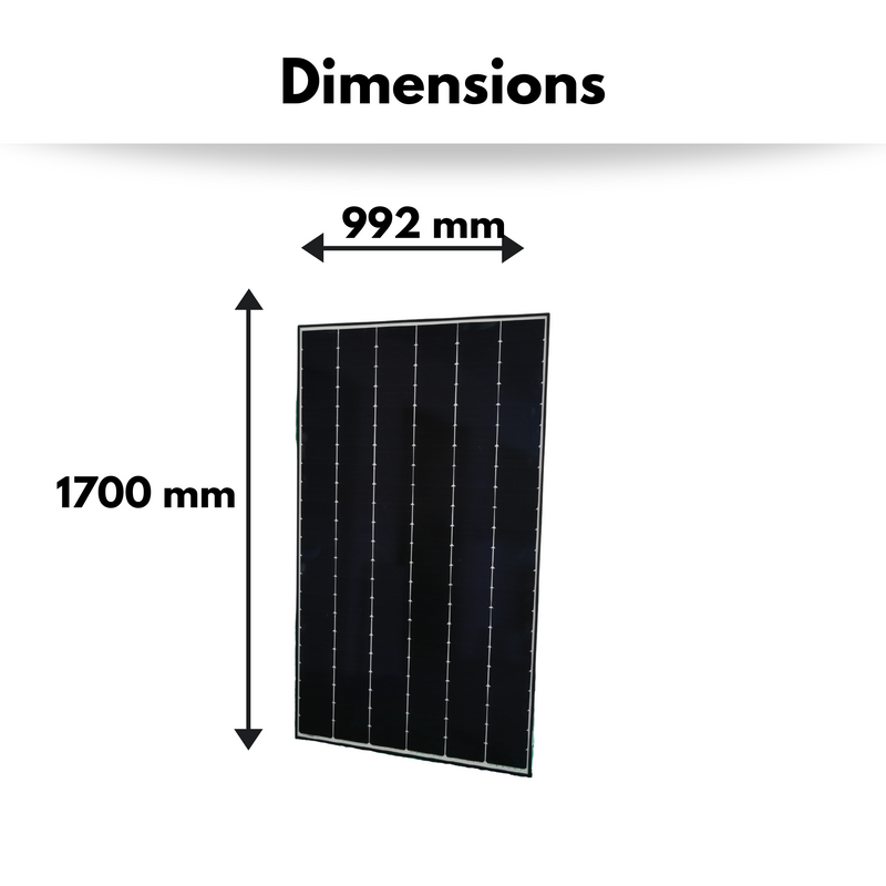 [MADE IN CANADA] Shingled 340 Watt Solar Panel - Panneau Solaire 340w - All Black 340w Canadian Solar Panels With [CSA Approval]