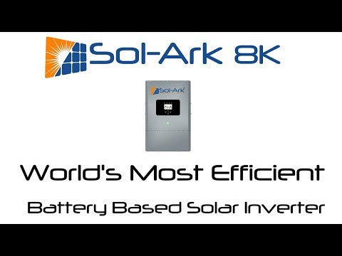 Sol-Ark 15K Hybrid Solar Power Inverter - All-In-One Inverter | With Max PV Of 19000w