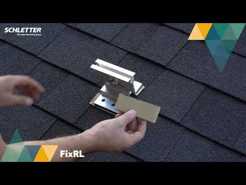 Schletter Railless Shingled Roof Solar Mounting Hardware- FixRL