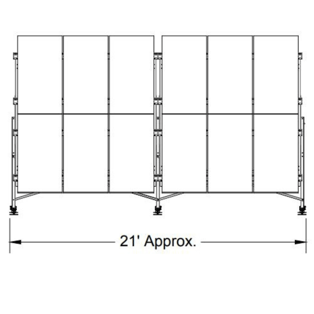 Kinetic Solar Angle-Adjustable Ground Mount Kit - 6, 8, 10, 12 ,16, Or 18 Panel Ground Mount | Easy Installation